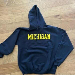 Michigan Wolverines Hoodie in Navy Blue